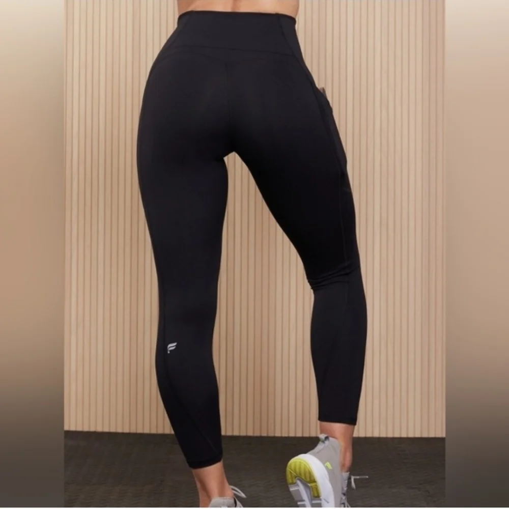 Fabletics Black High-Waisted Leggings - Picture 2 of 5